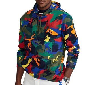 Polo Ralph Lauren Men's 1XB Camo Hoodie Multicolor Camouflage Big Pony Big Tall